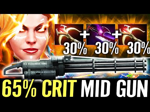 🔥 LINA 2x Daedalus + Silver Edge 66% Chance CRIT MID — 600AS MAX Physic Machine Gun Dota 2 Pro