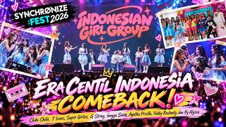 Download lagu INDONESIAN GIRL GROUP FULL LIVE SYNCHRONIZE FEST 2026 - NOSTALGIA DANCE POP 2010-AN 🔥 mp3