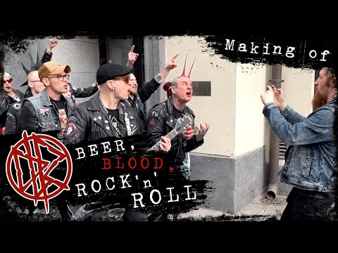 Making of "Beer, Blood, Rock 'n' Roll" (De La Rocka Music Video)