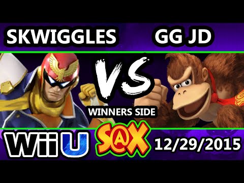 S@X 130 - Skwiggles (Captain Falcon) Vs. GG JD (Sonic) SSB4 Tournament - Smash Wii U - Smash 4