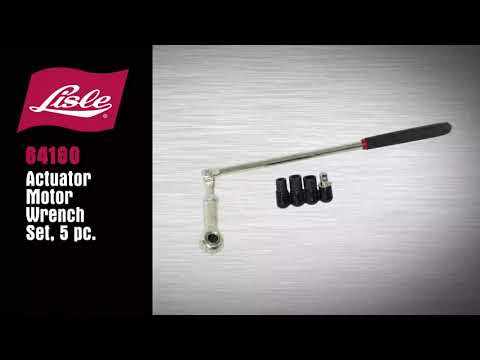 Lisle 64180 Actuator Motor Wrench Set, 5pc.