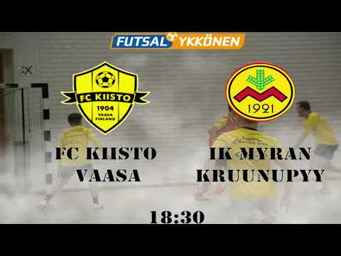 LIVE: FC Kiisto vs. IK Myran - Futsal Ykkönen 26.11.2020