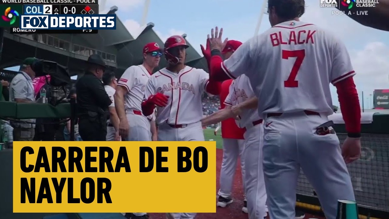 😎🥳 CARRERA DE Bo Naylor | Colombia 2-7 Canadá | World Baseball Classic 2026