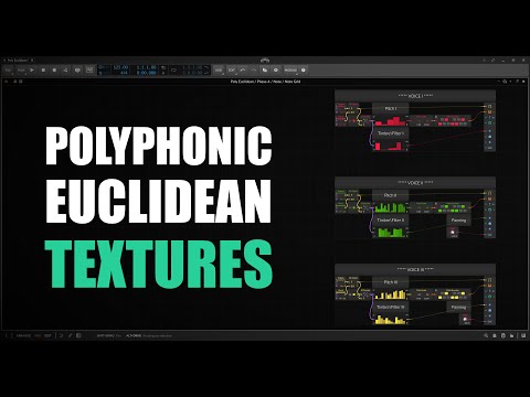 Creating Polyphonic Euclidean Textures in Bitwig's Note Grid