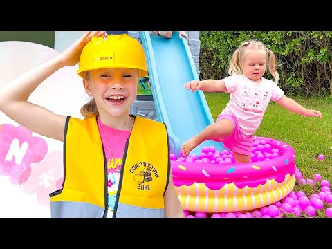 Nastya and Maggie tell Naomi about professions