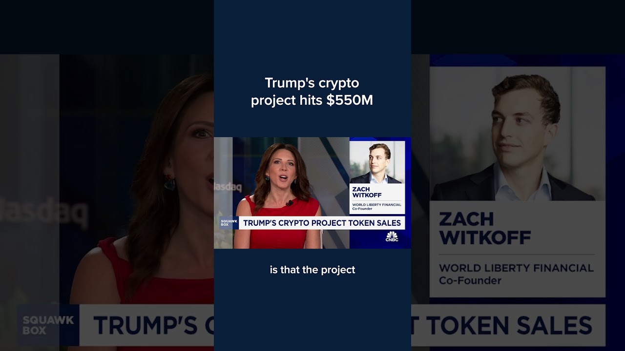 Trump's crypto project hits $550M