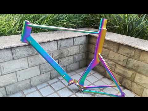 Titanium Pinion bike frame colorful titanium bike frame
