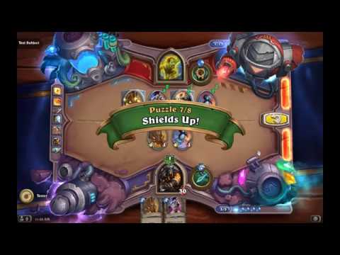 Solution Puzzle Lab Mirror: Shields Up! - Test Subject (7/8), Hearthstone Boomsday
