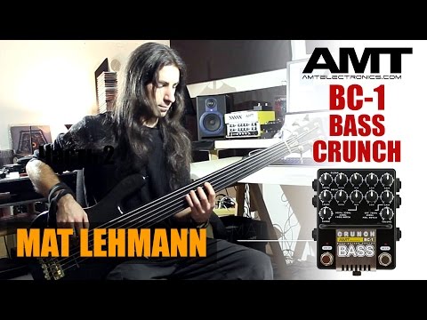 Демонстрация звучания предусилителя для бас-гитары AMT Bass Crunch BC-1