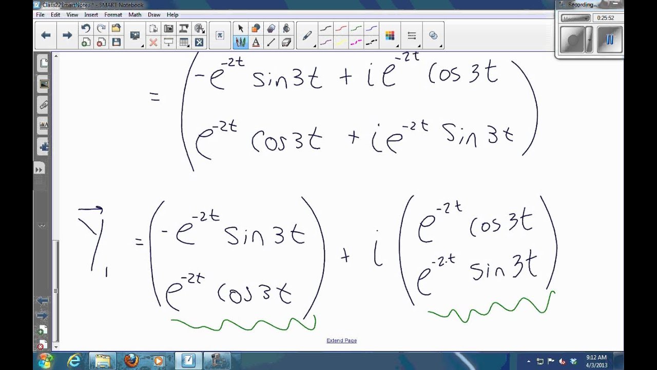 204 class 22 - complex eigenvalues