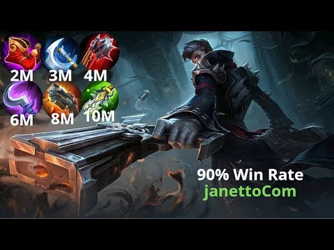 Granger Super Fast Farm 10 Minutes Full Build - Top Global Granger by janettoCom - Mobile Legends