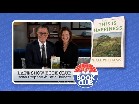 Stephen & Evie Colbert Discuss “This Is Happiness” By Niall Williams For The Late Show Book Club