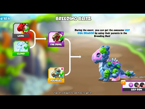 Did you get LILY GEM Dragon + Final chapter of Double Trouble Event || Dragon Mania legends