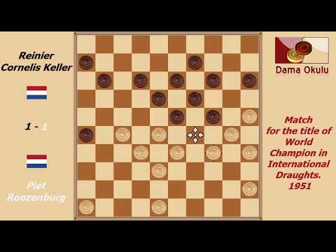 4. Piet Roozenburg - Reinier Cornelis Keller. WK-match 1951.