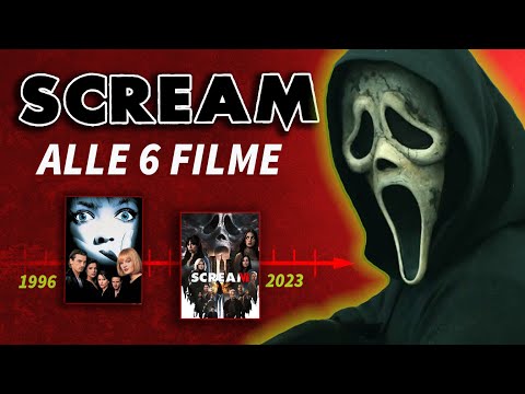 Scream Ghostface ALLE 6 FILME Geschichte erklärt ( 1996 - 2023 )