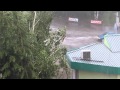 Сильный дождь с ветром в Томске 