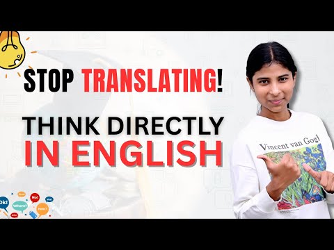 Stop Translating! Think Directly in English | Janhavi Panwar