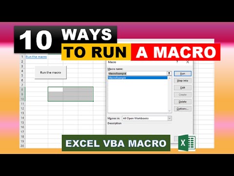 10 Different Ways to Run a VBA Macro in Excel
