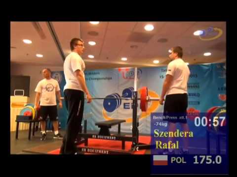 European Masters Men's Bench Press Championships Masters 1