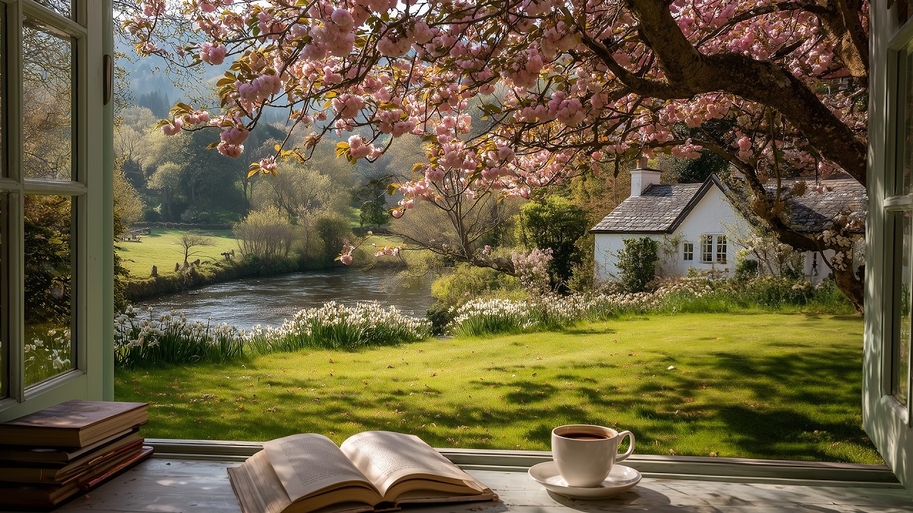 a spring morning playlist for soft and quiet moments 🌷 soft piano for reading, studying & calm focus