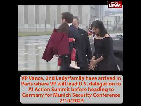 Vance, 2nd Lady/family arrived in Paris; Musk: FEMA $59M luxury hotel to illegals; Bondi: Leaked ICE
