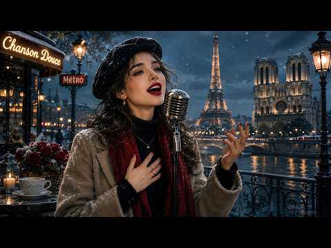 1970s French Chanson 🇫🇷 Vintage Love Songs Beneath the Paris Lights