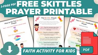 Free Skittles Prayer Printable (PDF Download & How to Use)