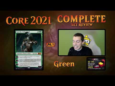 Complete Set Review - Core Set 2021 - M21 - Green Cards - Constructed And Limited Focus
