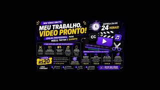 Eu vou deixar seu video pronto para publicar em 24 horas