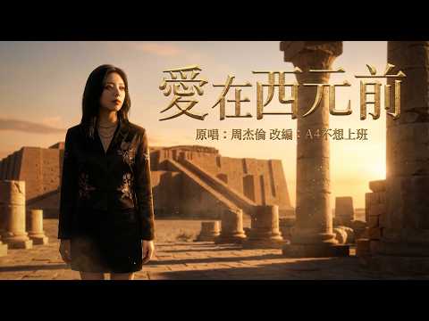 【AI翻唱】愛在西元前 -用楔形文字刻下了永遠 那已風化千年的誓言 | 周杰倫 | A4不想上班