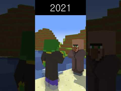 Evolution of Merge Villager - Minecraft Animation