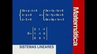 B 15 - Sistemas Lineares - Matemática - Vestibulando Digital