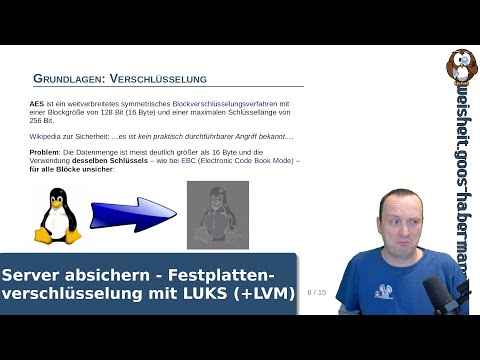 Securing servers - Hard disk encryption with LUKS (+LVM)
