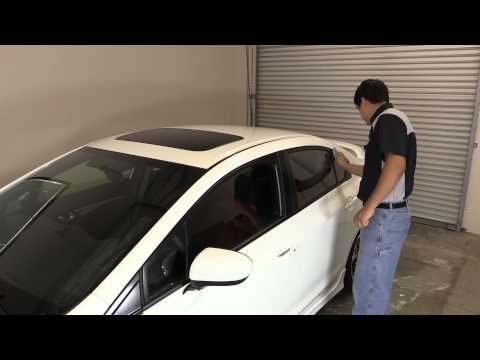 PRO Design Side Window Visors Install - Honda Civic Sedan 2012 2013 2014 2015