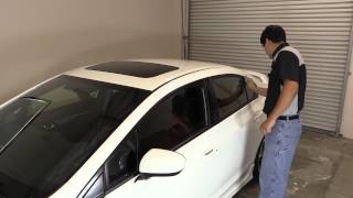 PRO Design Side Window Visors Install - Honda Civic Sedan 2012 2013 2014 2015