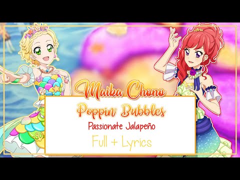 [ROMAJI LYRICS] Aikatsu - Poppin' Bubbles