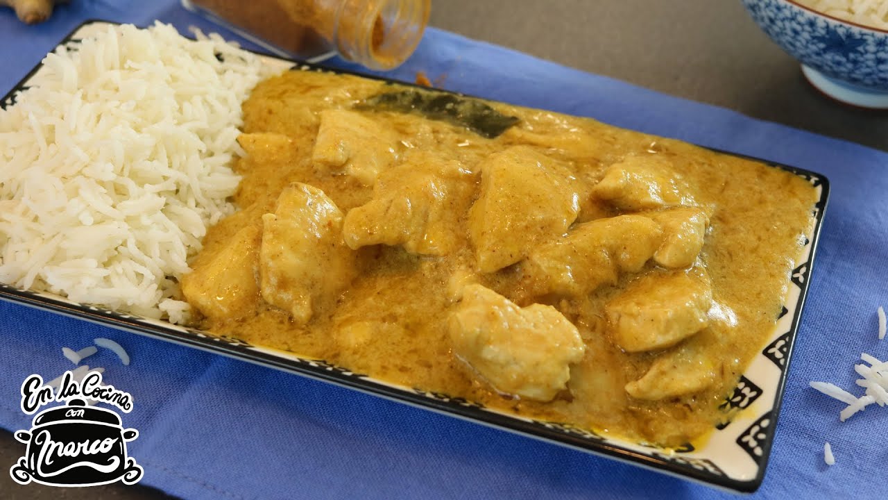 Watch POLLO al CURRY receta fácil! SUPER CREMOSO sin leche de coco ni nata Now POLLO al CURRY receta fácil! SUPER CREMOSO sin leche de coco ni nata