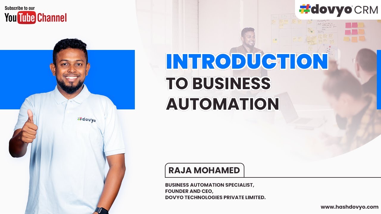 Introduction to Business Automation by Raja Mohamed