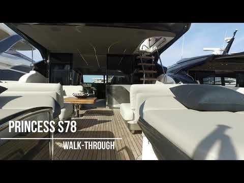 Princess S78 walk through at Cannes 2019