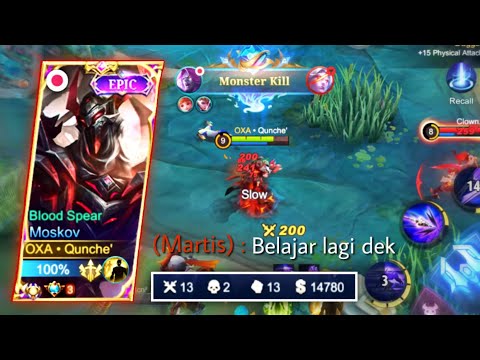 MOSKOV JADI PREMAN GOLD LANE ! BUILD MOSKOV TERSAKIT 2022 GOLD LANE | MOSKOV GAMEPLAY TERBARU 2022