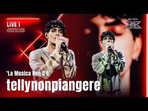 tellynonpiangere | ‘La musica non c’è’ - Coez | Live 1 | X Factor 2025