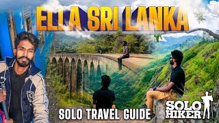 Ella Sri Lanka Solo Travel Guide  Place to Visit i