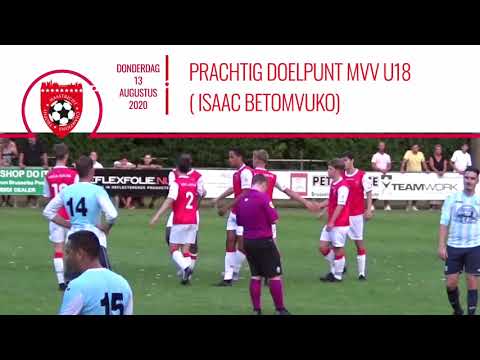 Prachtig doelpunt MVV U18 (MCT2020) 13-08-2020