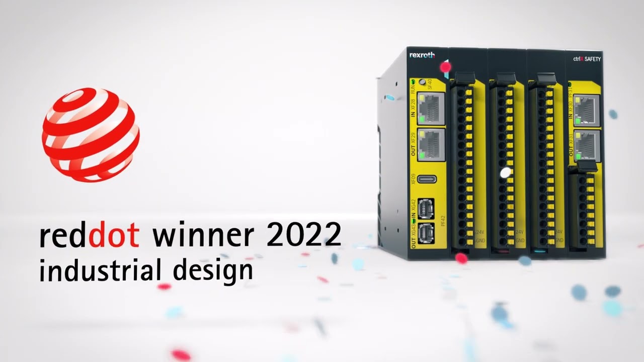 Bosch Rexroth ctrlX SAFETY – Red Dot Award: Product Design Winner