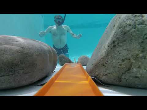 Underwater Hot Wheels Track!