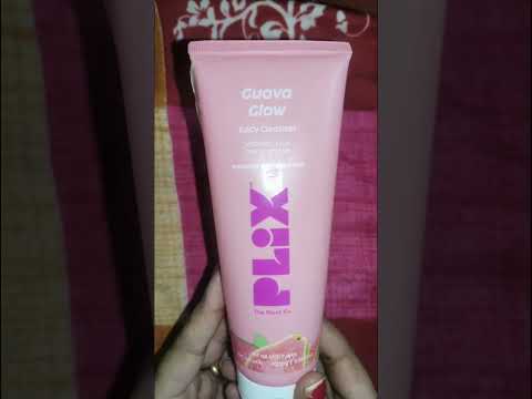 plix guava glow cleanser & face wash review #skincare #facewash #plix #brightingskin #glowingskin