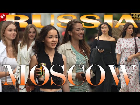 💓Luxury of Russia! 💓Amazing Girls & Cars, In Moscow Virtual Walking City Tour