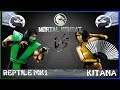 MORTAL KOMBAT PROJECT REPTILE MK1 VS KITANA Mugen Arcadegames Retrogames Mortalkombat