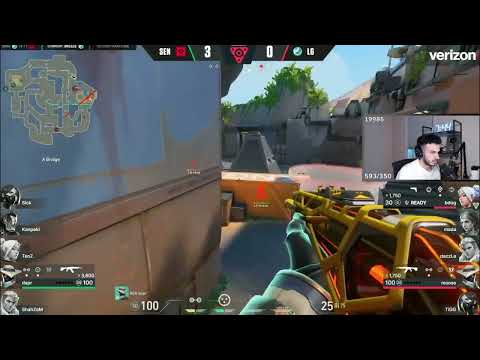 When LG bdog pop knives with 30hp vs Sentinels (tarik reacts)