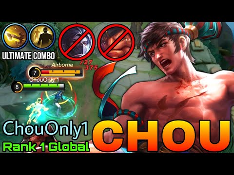 Deadly Ultimate Combo Chou The Way Of Dragon! - Top 1 Global Chou by ChouOnly1 - Mobile Legends